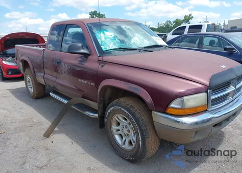 2001 Dodge Dakota Slt/Sport z USA, uszkodzony, nr VIN 1B7GG22NX1S214417